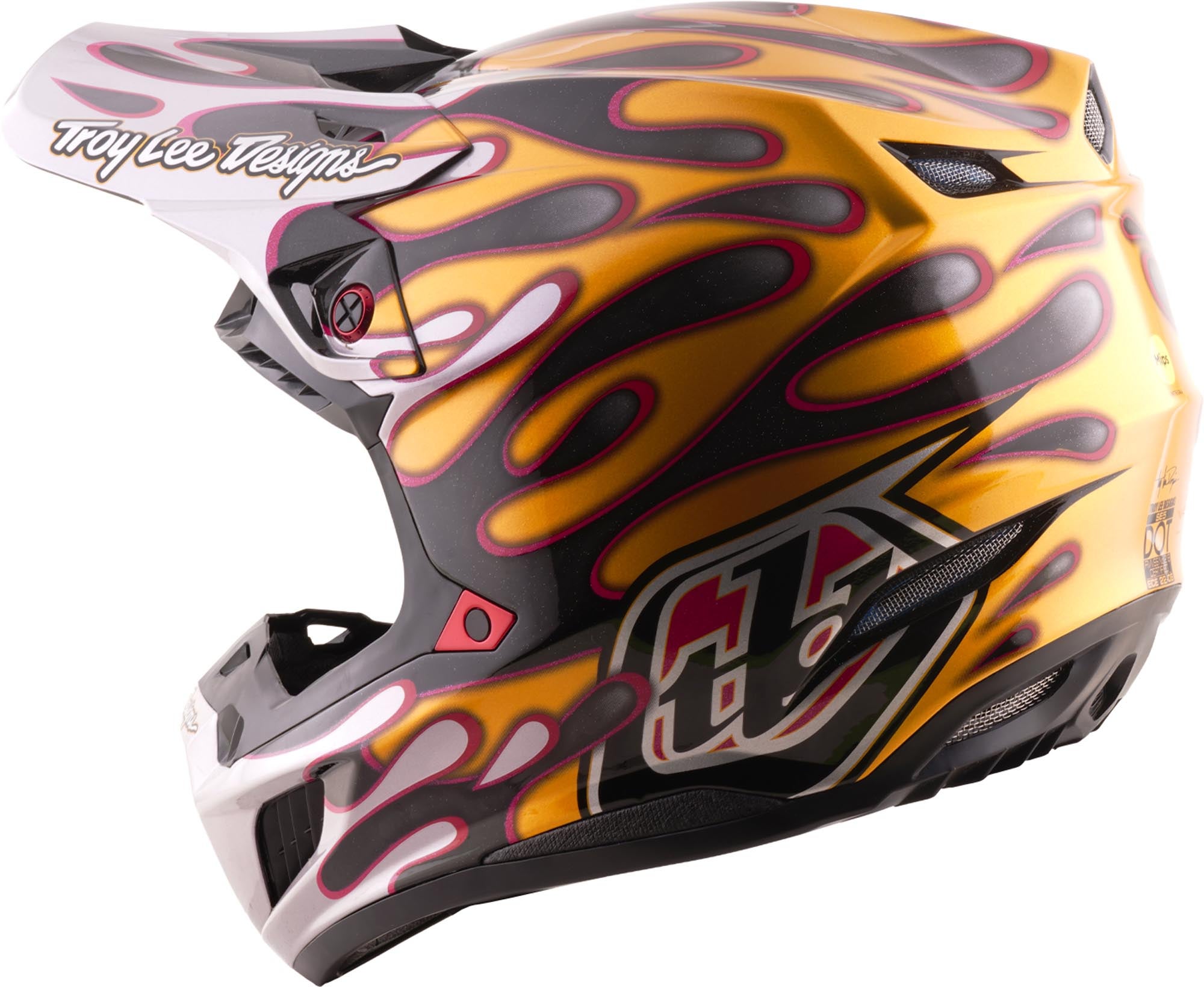 Troy Lee Designs SE5 Carbon MIPS Overspray Casco da motocross XXL (62/63) Figura 6