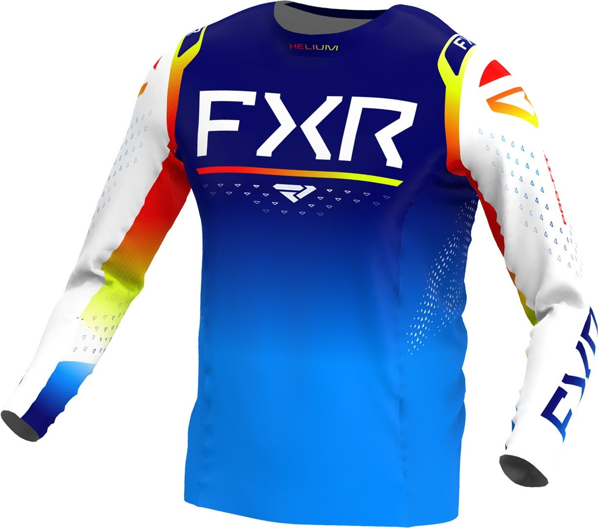 FXR Helium 2023 Motokrosový dres modrobílá L Obrázek 1