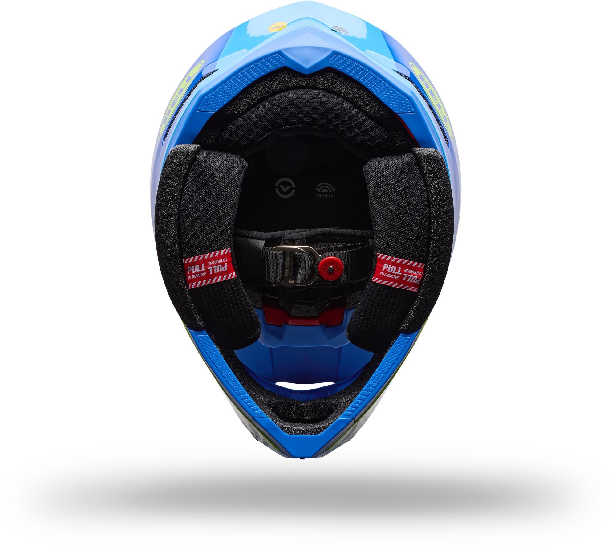 Bell Moto-10 GP Vector Motocross Helm blau S (55/56) Abbildung 6