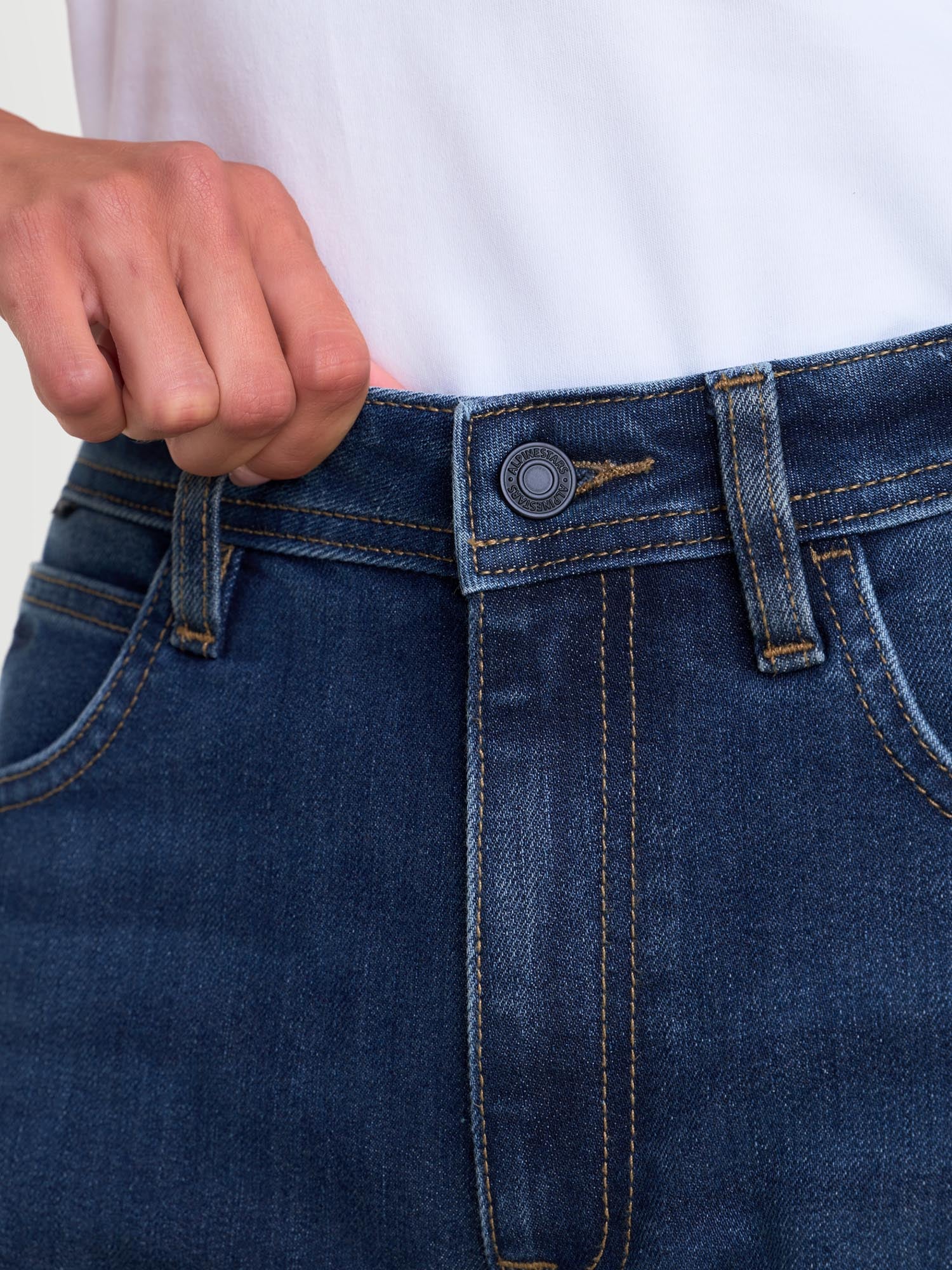 Alpinestars Stella Flex-Ast 5 Ladies Motorcycle Jeans Indigo Wash 26 Figure 11