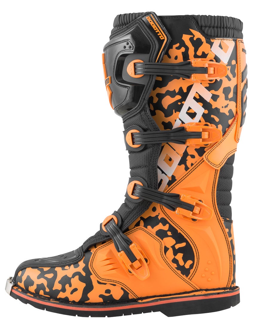 Bogotto MX-3 Camo Bottes de motocross Orange/Noir 42 Figure 2