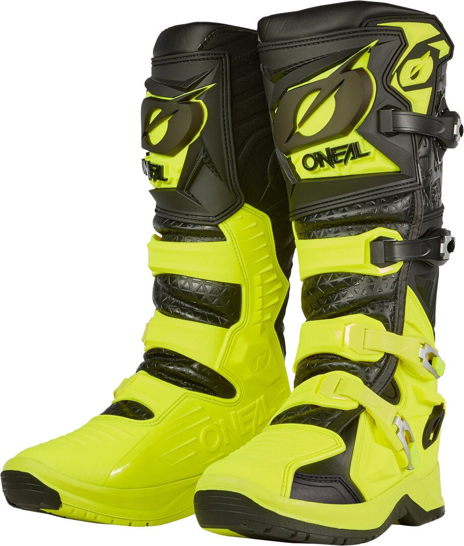 Oneal RMX Pro Botas de motocross negro/amarillo neón 43 Figura 1