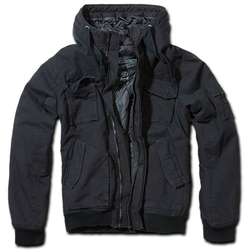 Brandit Bronx Jacke schwarz M Abbildung 1