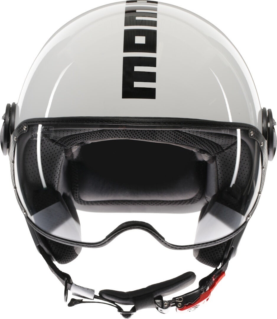 MOMO FGTR Classic Mono Casco Jet Bianco M (57/58) Figura 6