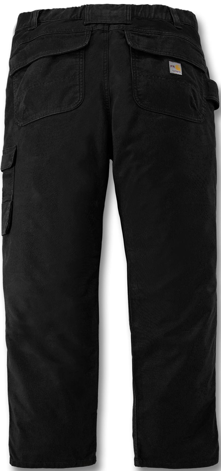 Carhartt Canvas Boise Multi-Norm Dungaree Bukser Sort 31/30 Figur 2