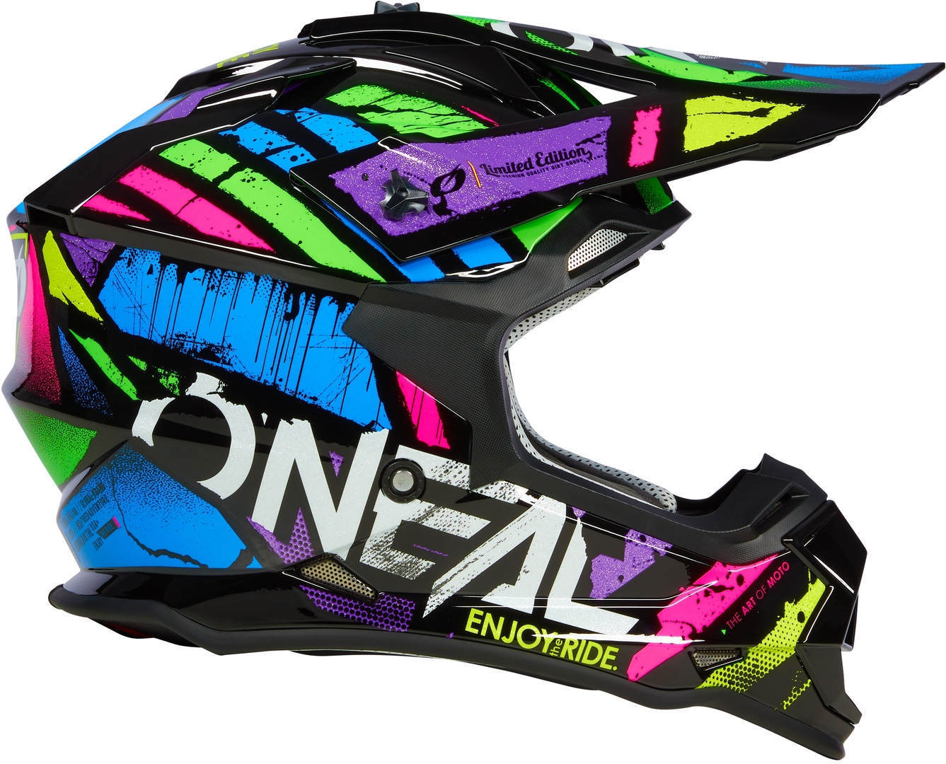 Oneal 2Series Glitch Casco Motocross Multicolore S (55/56) Figura 3