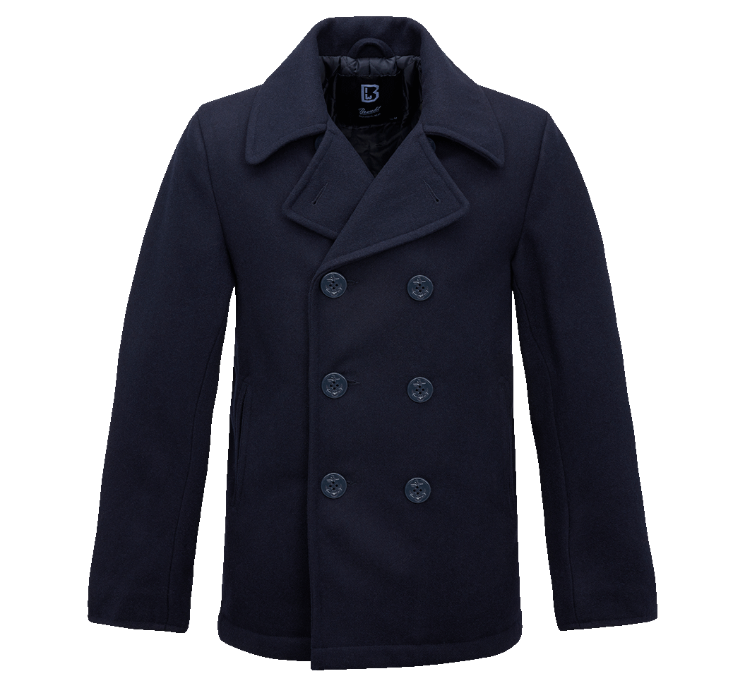 Brandit Pea Coat Giacca Blu navy 7XL Figura 1