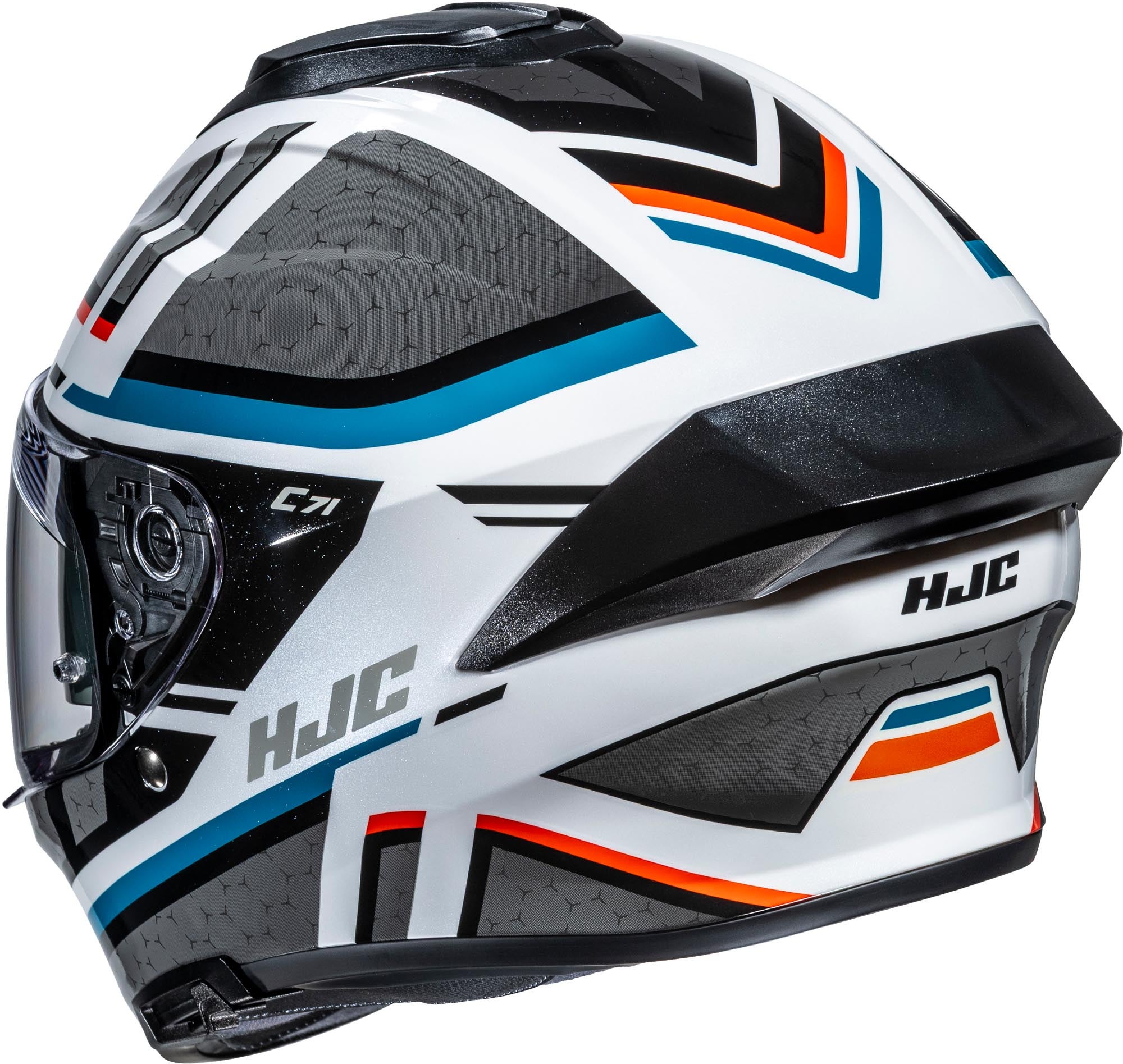 HJC C71 Novah Cască gri/alb/albastru L (58/59) Figura 3