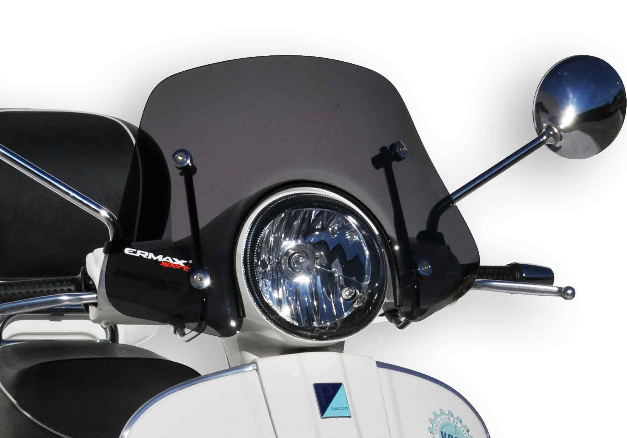 ERMAX scooter skärm Piccolo Akrylglas (PMMA) Figur 1