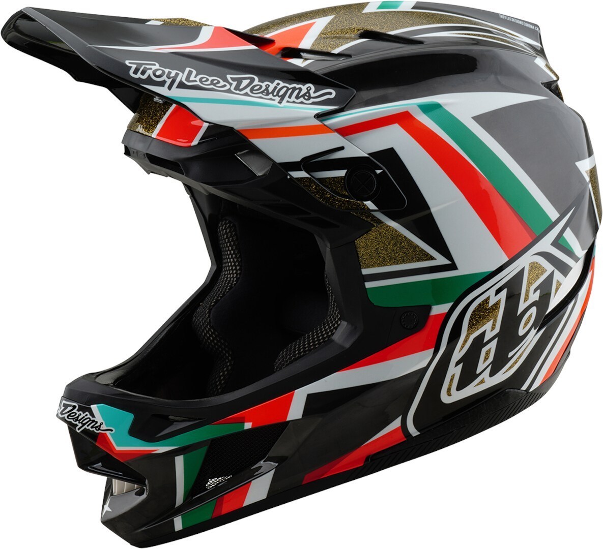 Troy Lee Designs D4 Mips Frames Cască de coborâre din carbon L (58/59) Figura 1