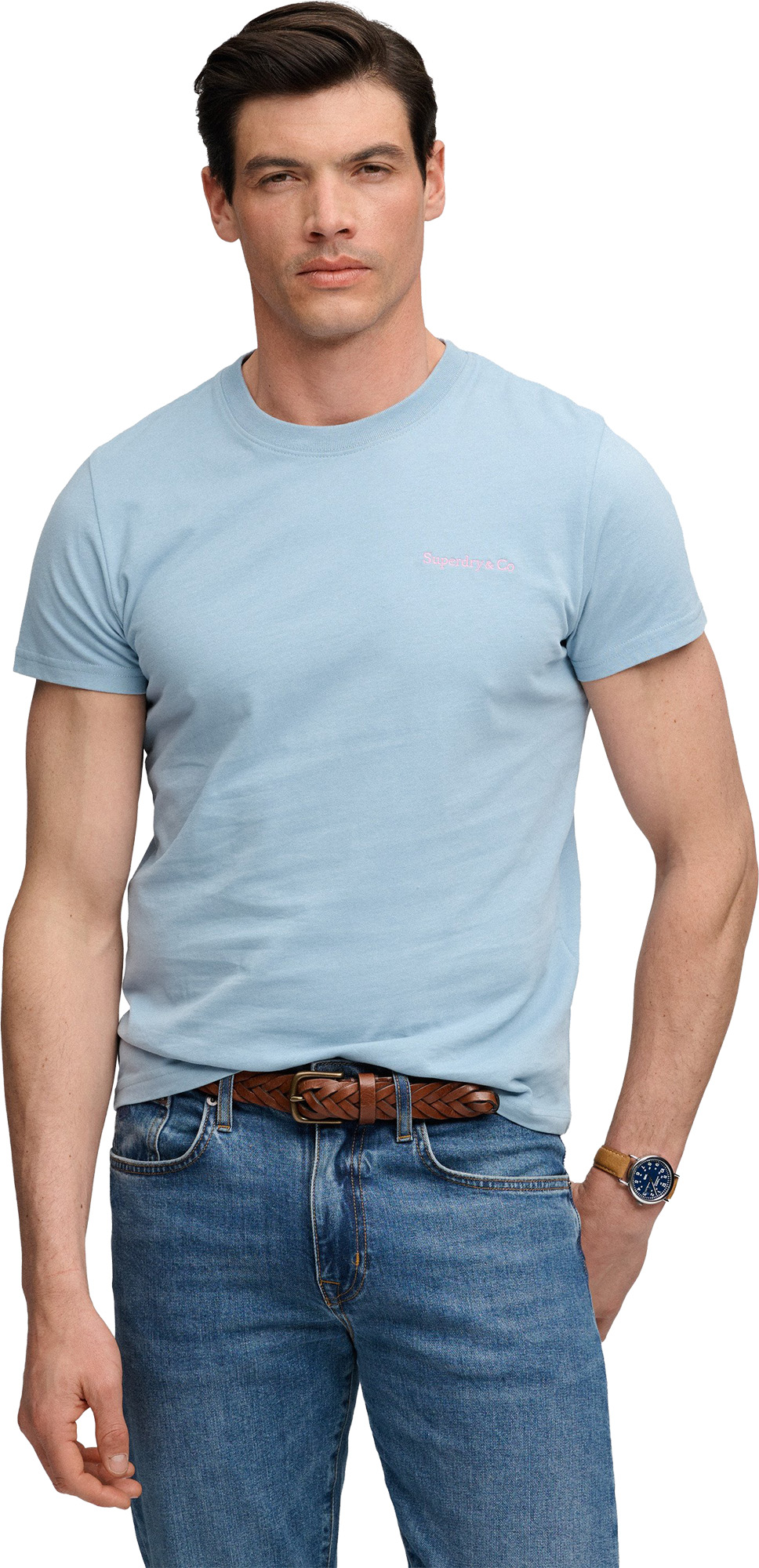 Superdry & Co Essential Company Logo T-Shirt blue L Figure 2