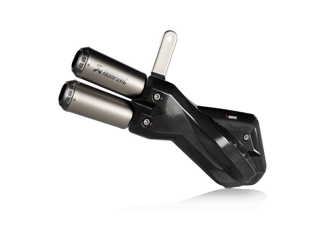Akrapovic Slip-On Line Amortizor spate din titan Figura 1