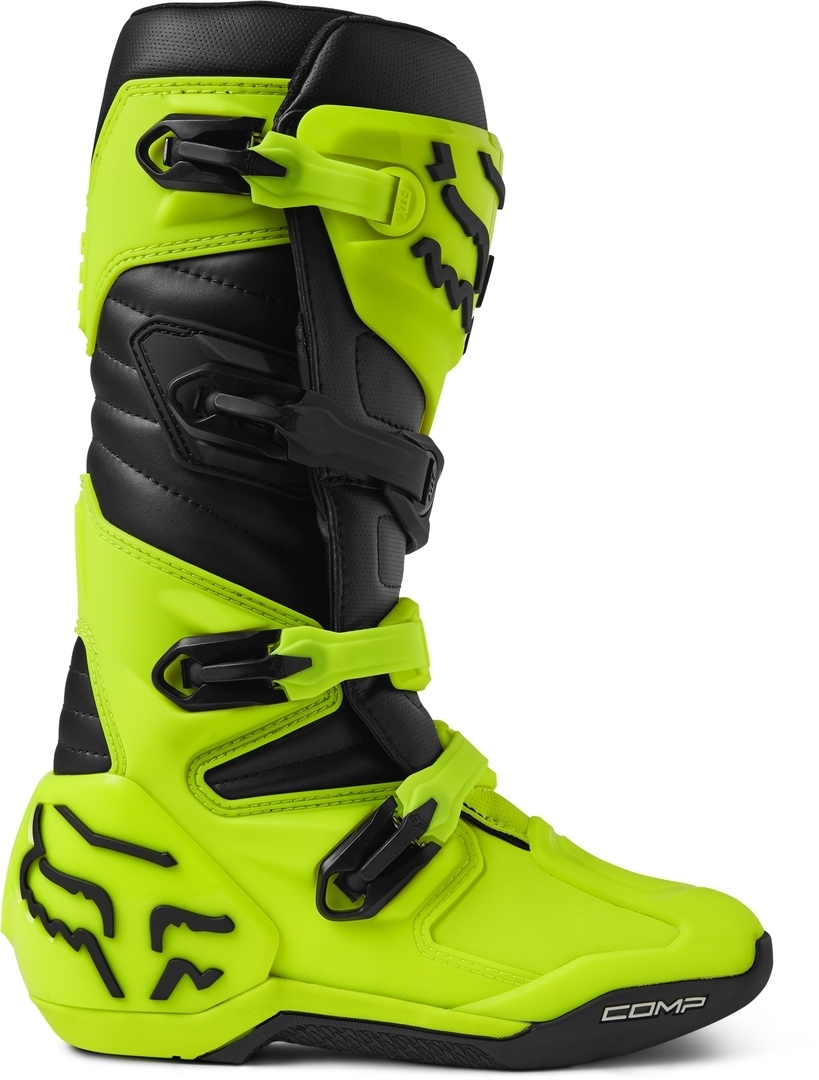 FOX Comp Motocross støvler sort/neon-gul 11 Figur 2