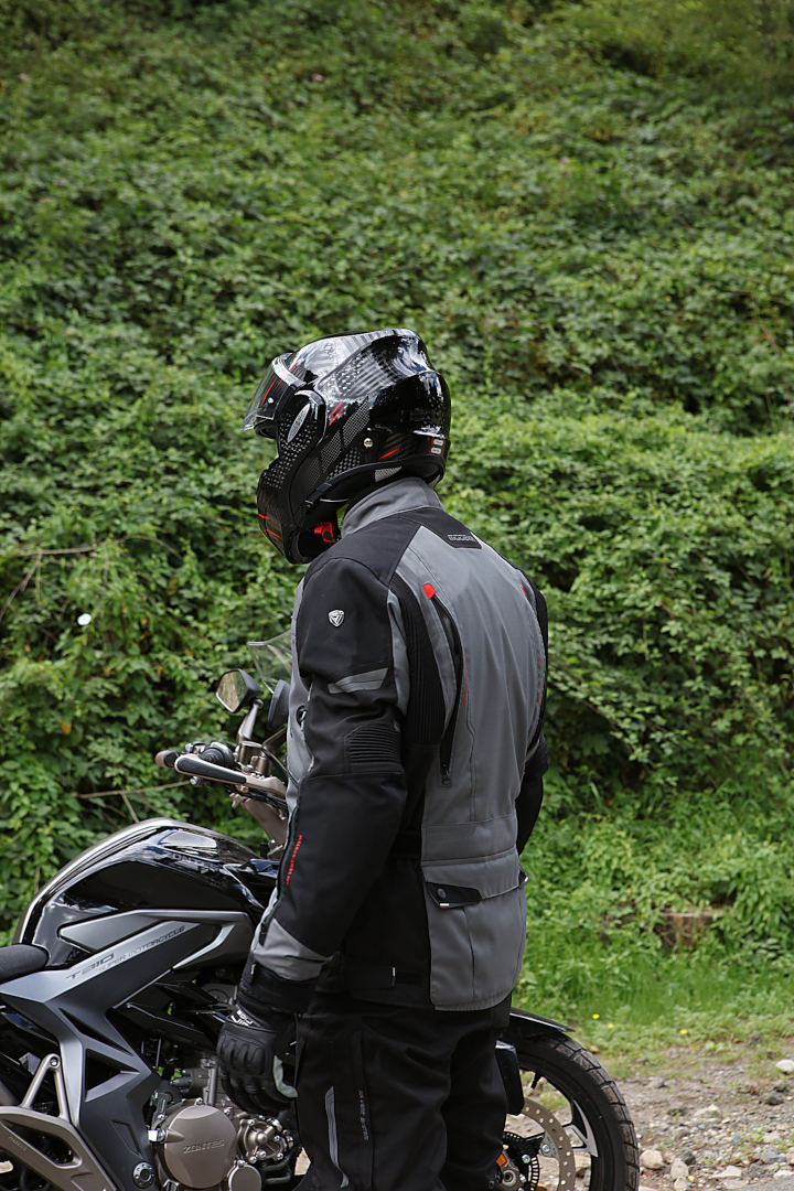Modeka Aeris Motorcycle Textile Jacket grey/black 10XL Figure 8