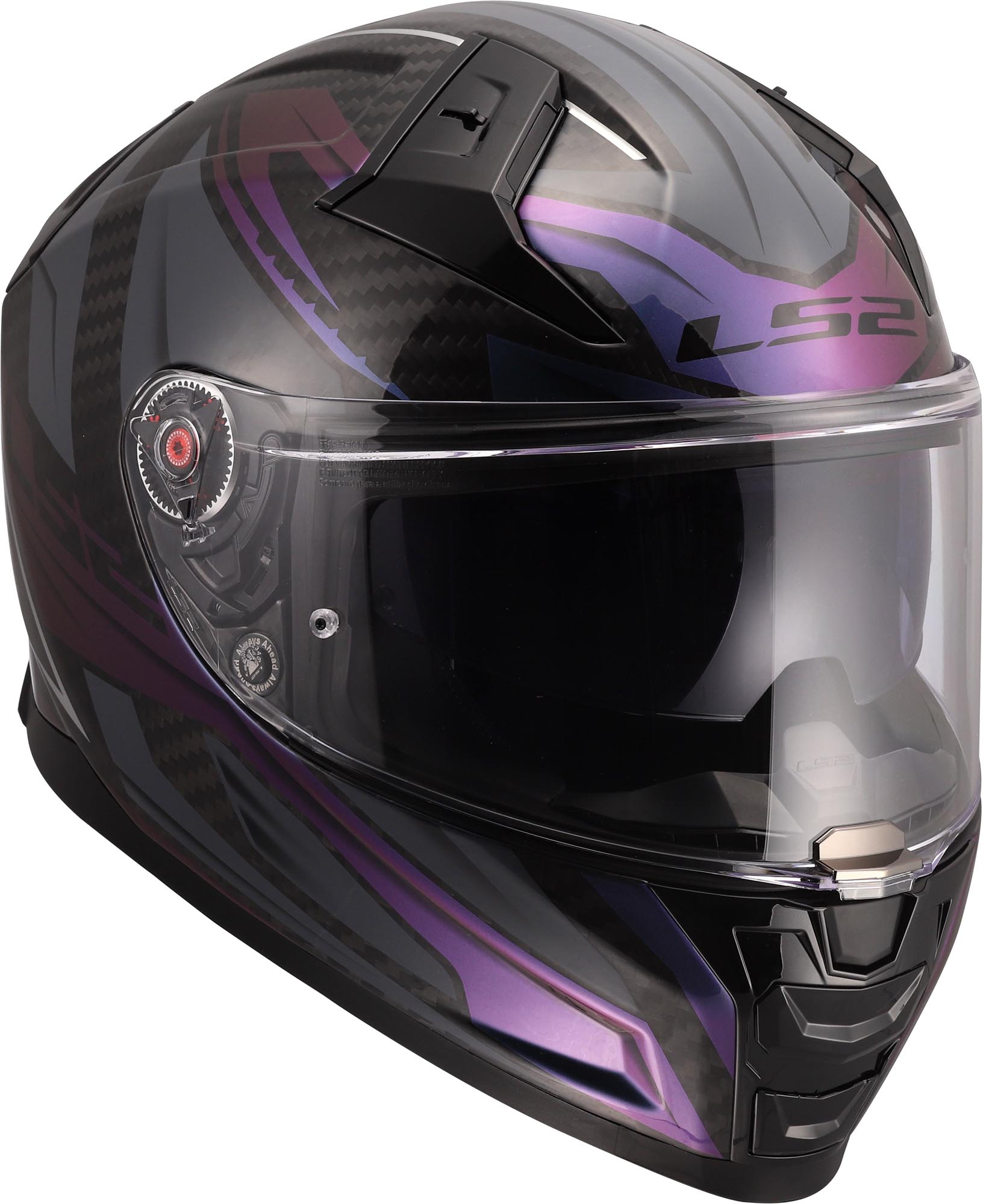 LS2 FF811 Vector II Carbon Savage Helm grijs/wit/rood S (55/56) Figuur 8