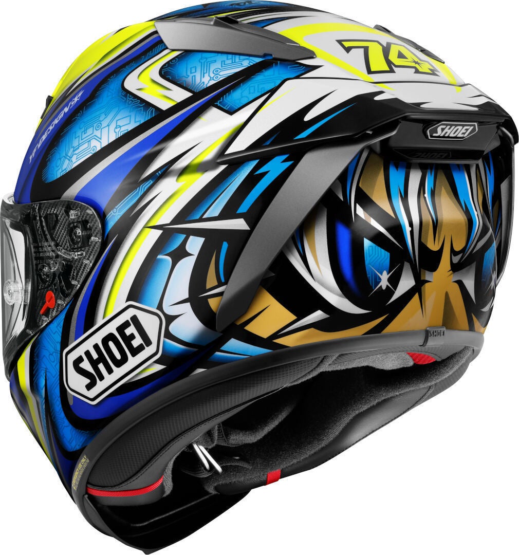 Shoei X-SPR Pro Daijiro Helm geel/blauw/wit Verlies (59/60) Figuur 2