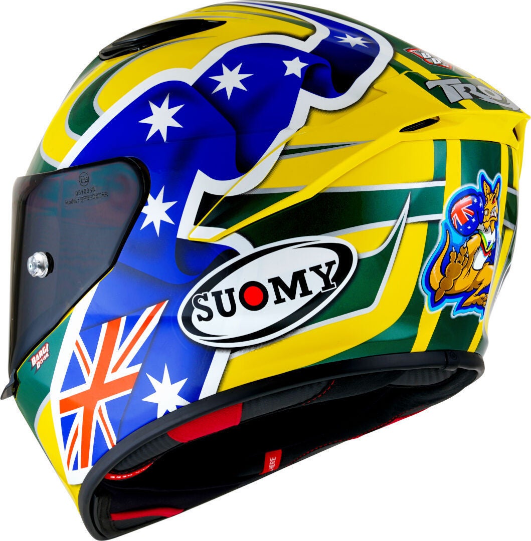 Suomy Track-1 Troy Bayliss Replica 2005 E06 Casco L (59/60) Figura 8
