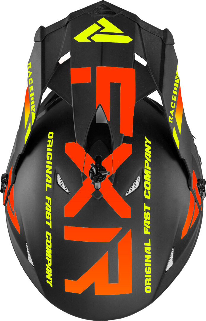 FXR Blade Race Div Cască de motocross negru/galben/roșu S (55/56) Figura 5