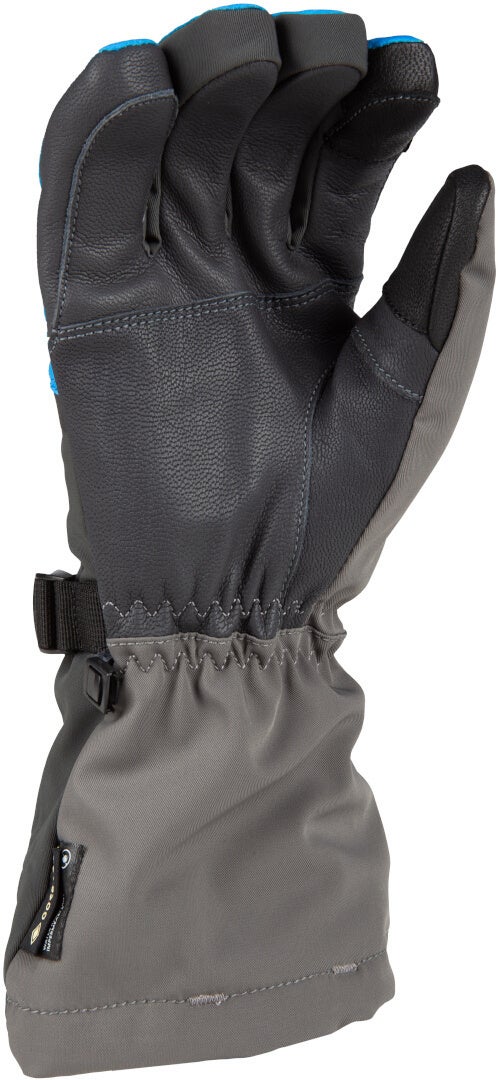 Klim PowerXross Gauntlet Snescooter handsker grå/blå 3XL Figur 2