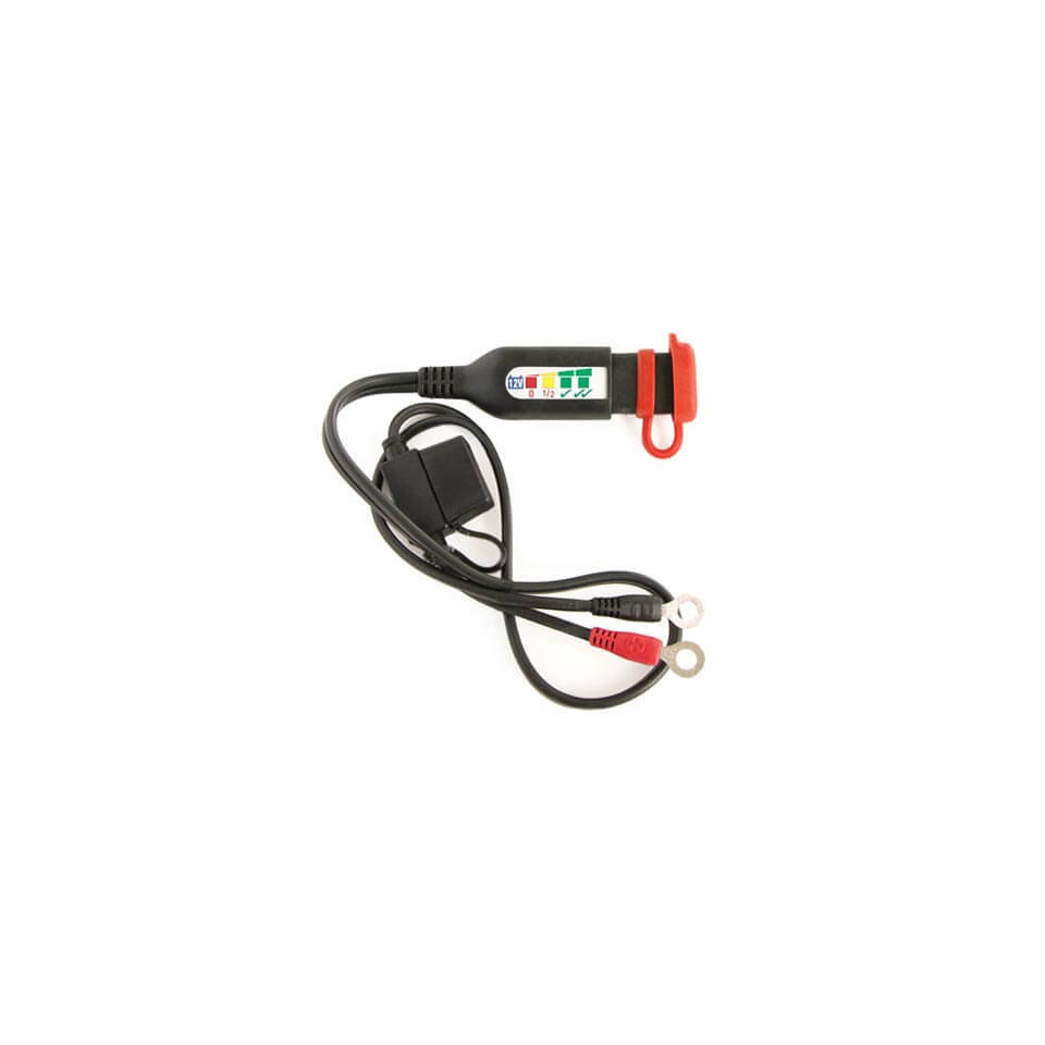 OPTIMATE Ladekabel mit Statusanzeige für 12V Blei Akkus Figura 1