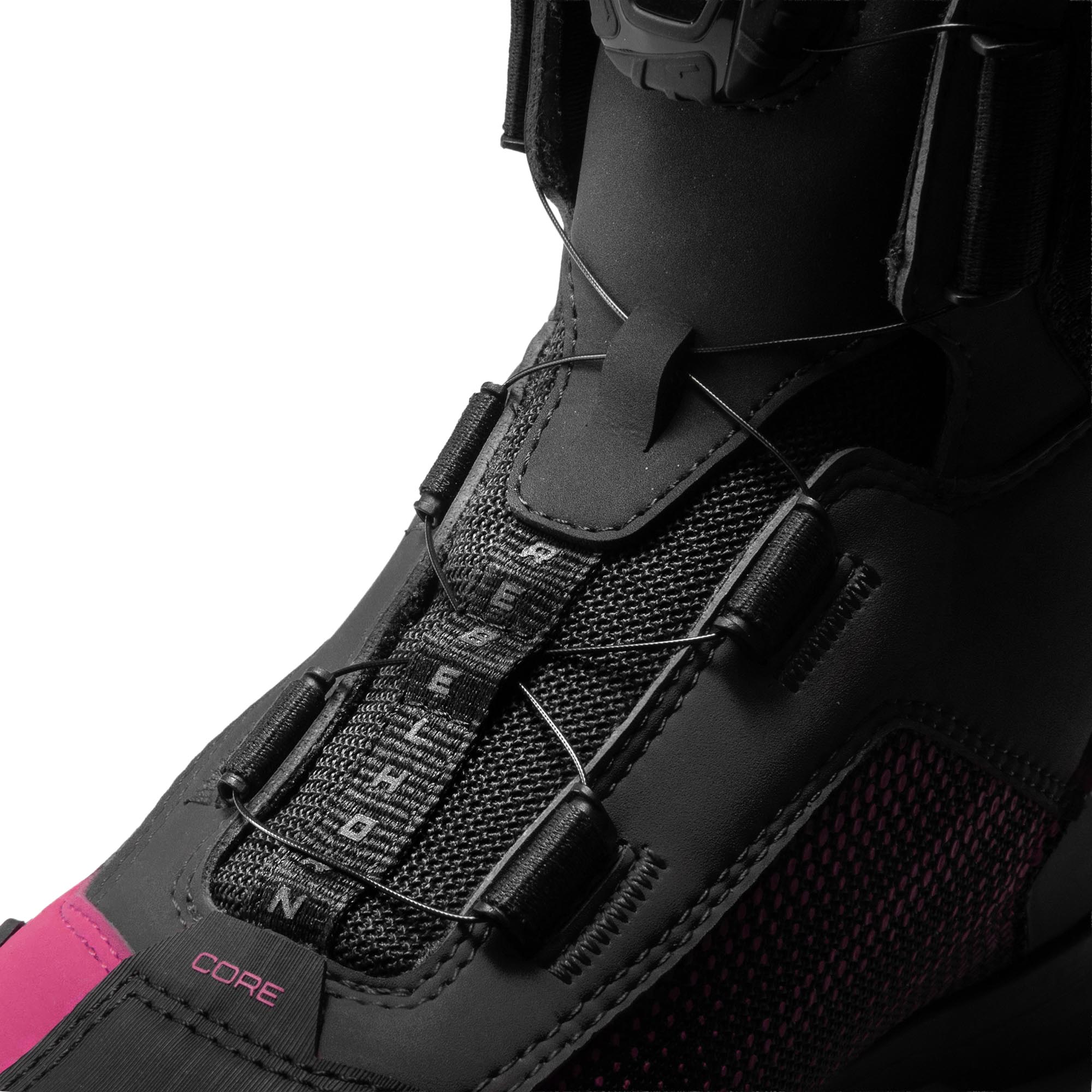 Rebelhorn Core Damer Motorcykelsko sort/pink 36 Figur 11