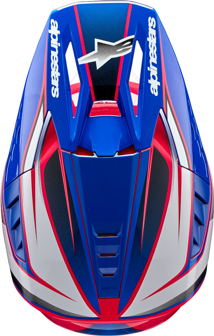 Alpinestars S-M5 Sail 2024 Cască de motocross Alb/roz/albastru XL (61/62) Figura 2