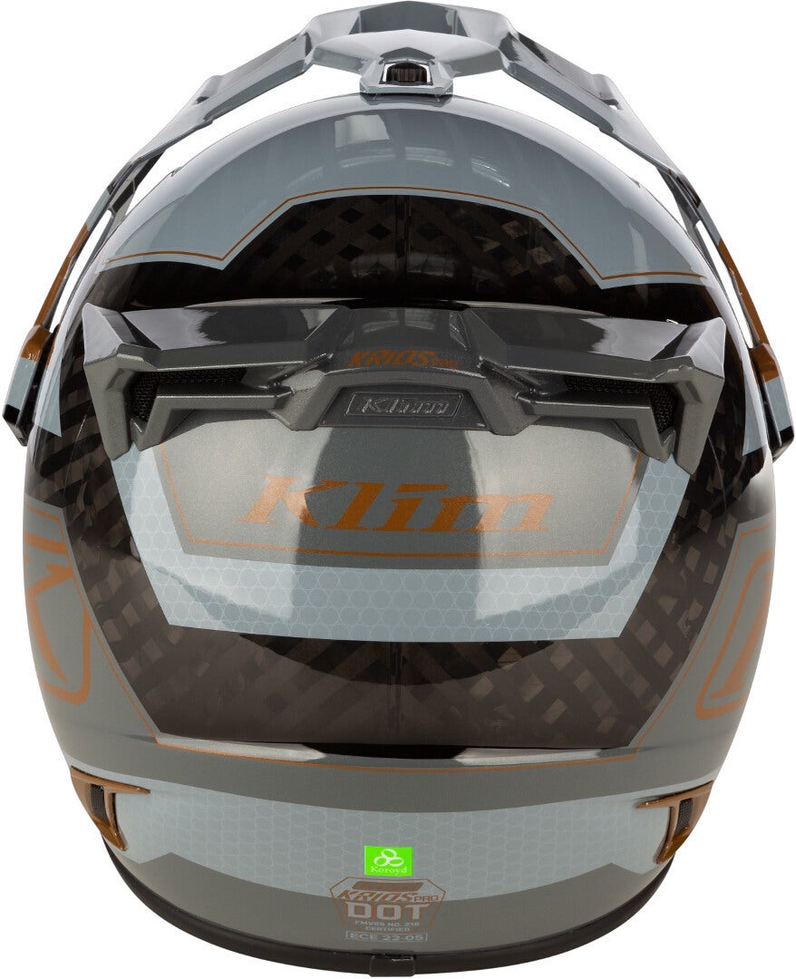 Klim Krios Pro Rally ECE/DOT Carbon Enduro hjelm bronze/sort/grå XL (61/62) Figur 4