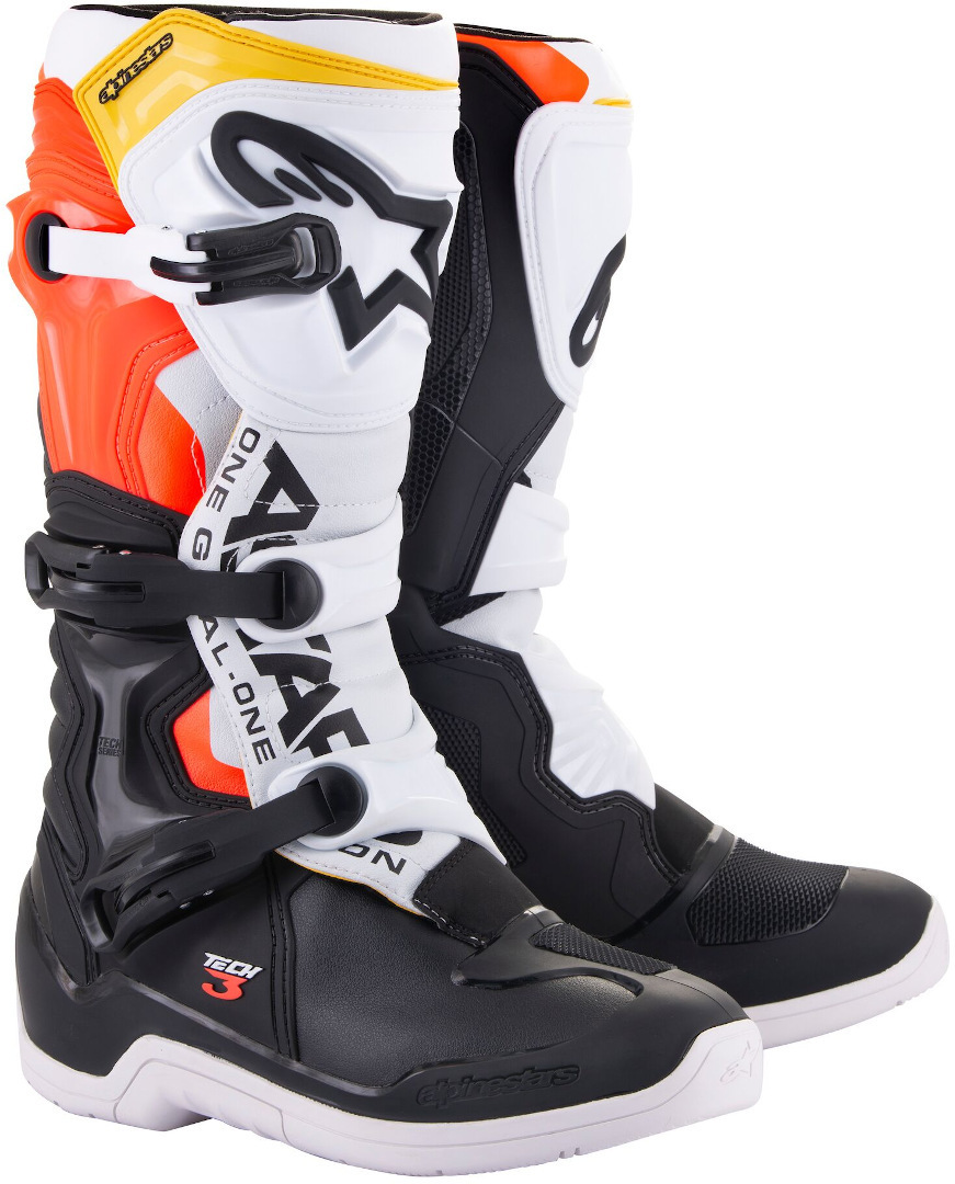 Alpinestars Tech 3 Motocross Boots black/white/red 14 (49,5) Figure 1