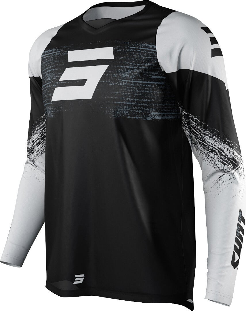 Shot Draw Burst Motokrosový dres černobílá L Obrázek 1