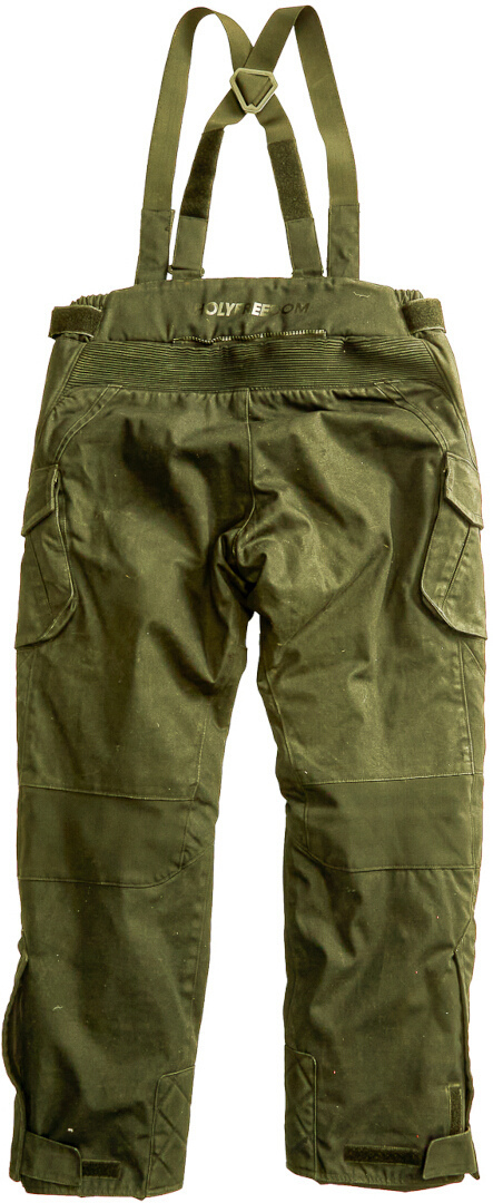 HolyFreedom Explorer Motorcykel Textil Byxor Militärgrön S Figur 2