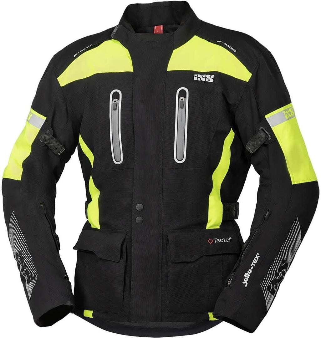 IXS Tour Pacora-ST Giacca tessile motociclistica nero/giallo M Figura 1