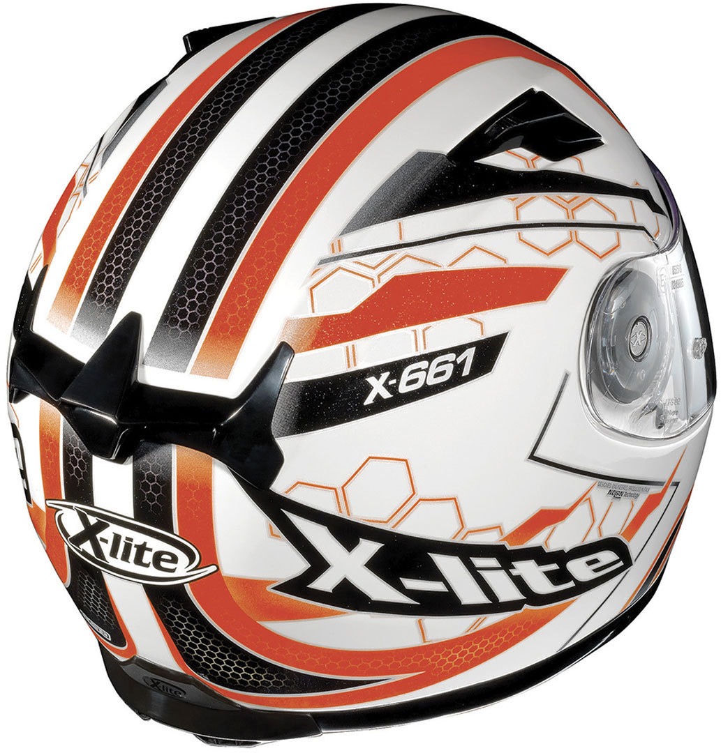X-Lite X-661 Honeycomb N-Com Přilba černá/bílá/červená S (56) Obrázek 3