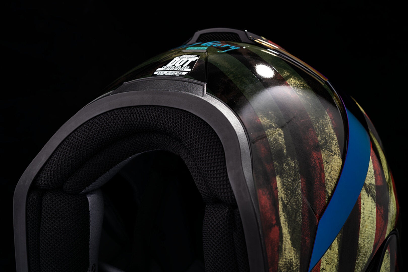 Icon Airform Old Glory Helm XXXL (65/66) Abbildung 8