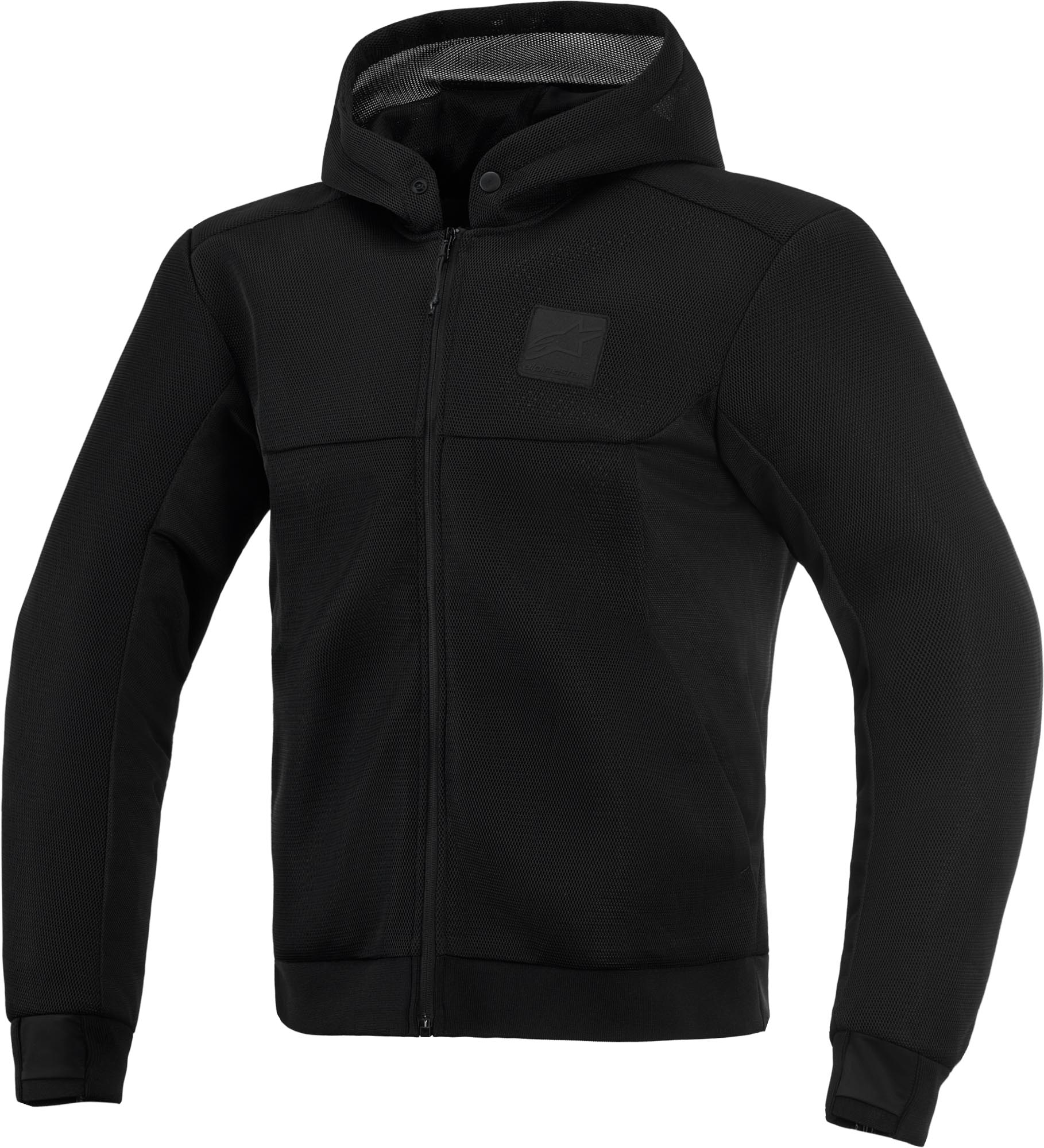 Alpinestars Chrome Superairflow Sweat à capuche zippé moto noir M Figure 1