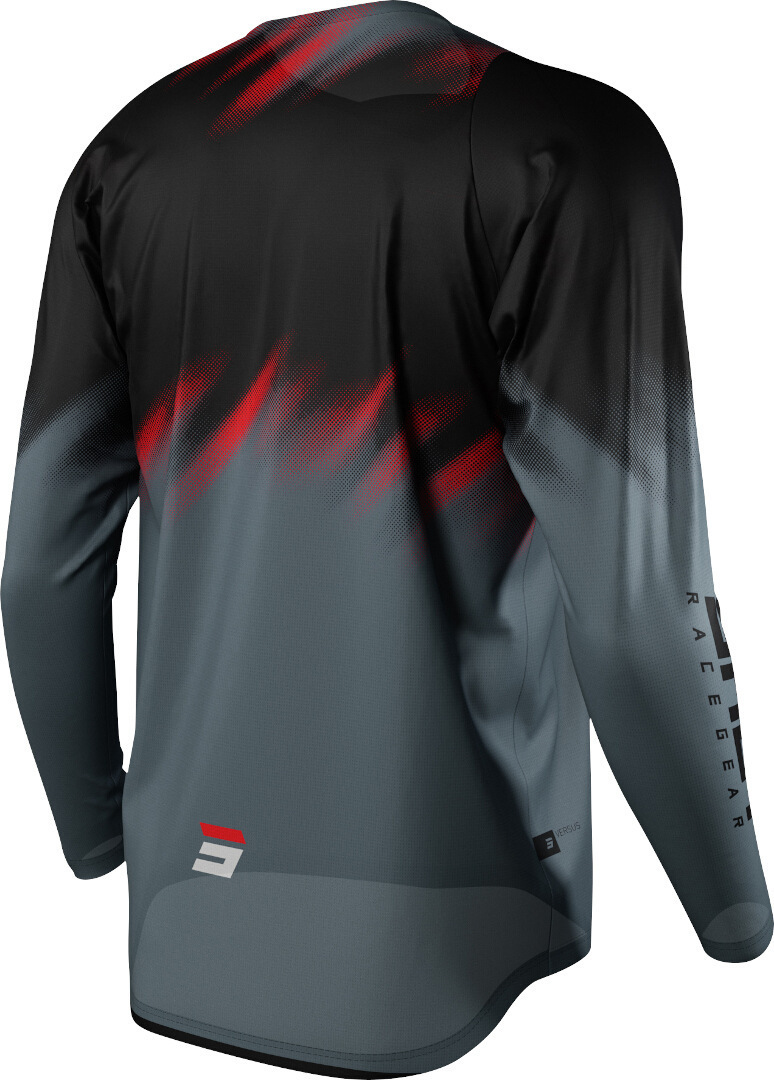 Shot Devo Versus Maillot de motocross Noir/Gris/Rouge XL Figure 2