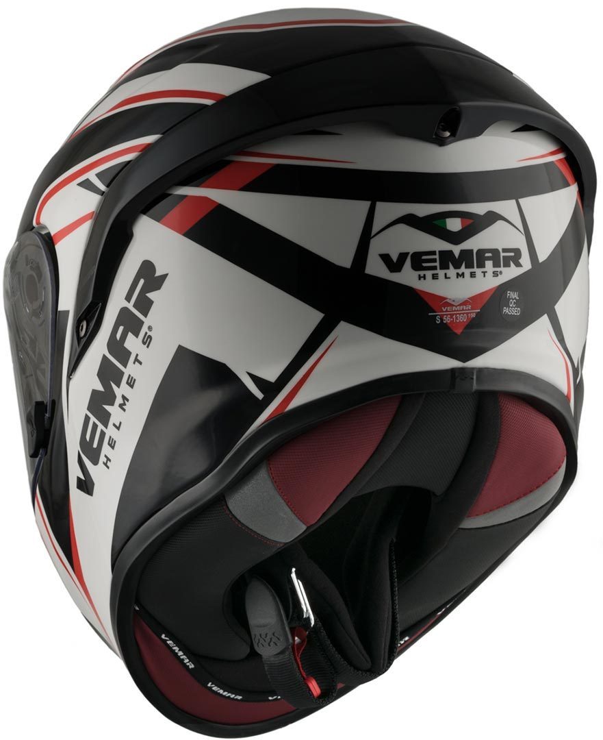 Vemar Hurricane Spark Helmet white/red/black M (57/58) Figure 4