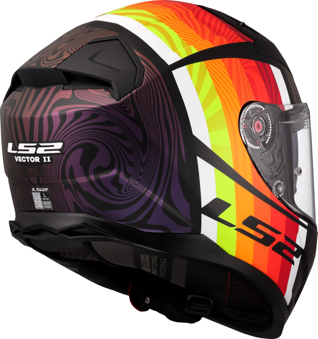 LS2 FF811 Vector II Freedom Helm chameleon matt 4XL (67/68) Abbildung 5