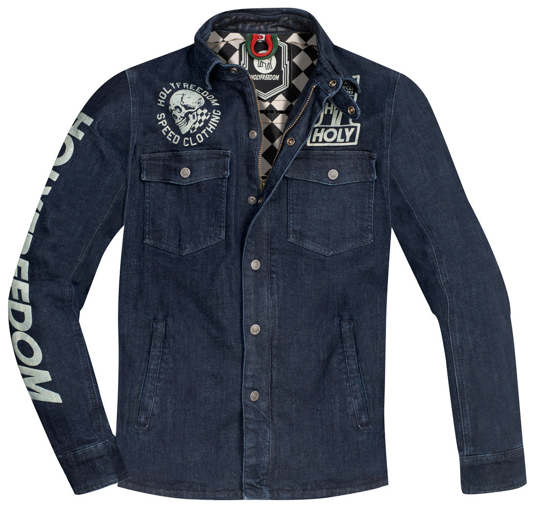 HolyFreedom Genoa Stampato Motorcycle Textile Jacket S Figure 1
