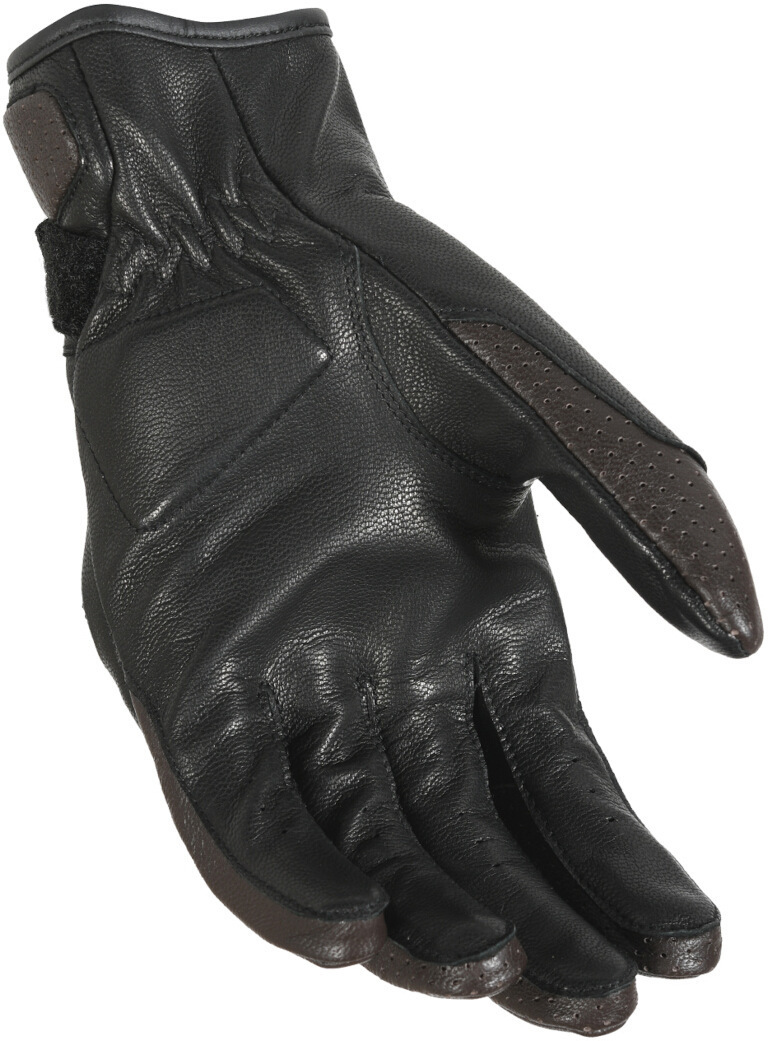 Macna Bold perforerede motorcykelhandsker sort/brun M Figur 2