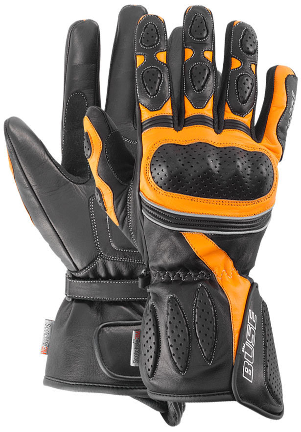 Büse Pitlane Handsker sort/orange 12 (3XL) Figur 1