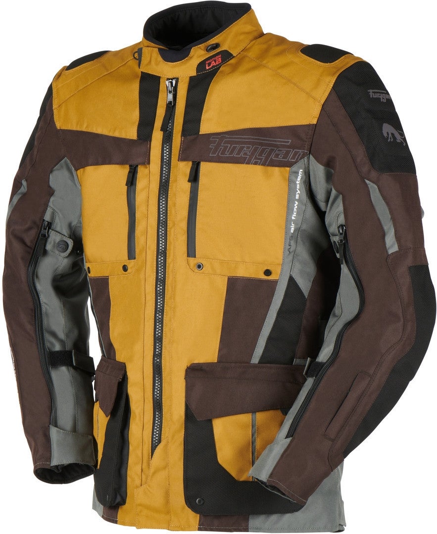 Furygan Brevent 3in1 Motorcycle Textile Jacket dark brown/light brown L Figure 2