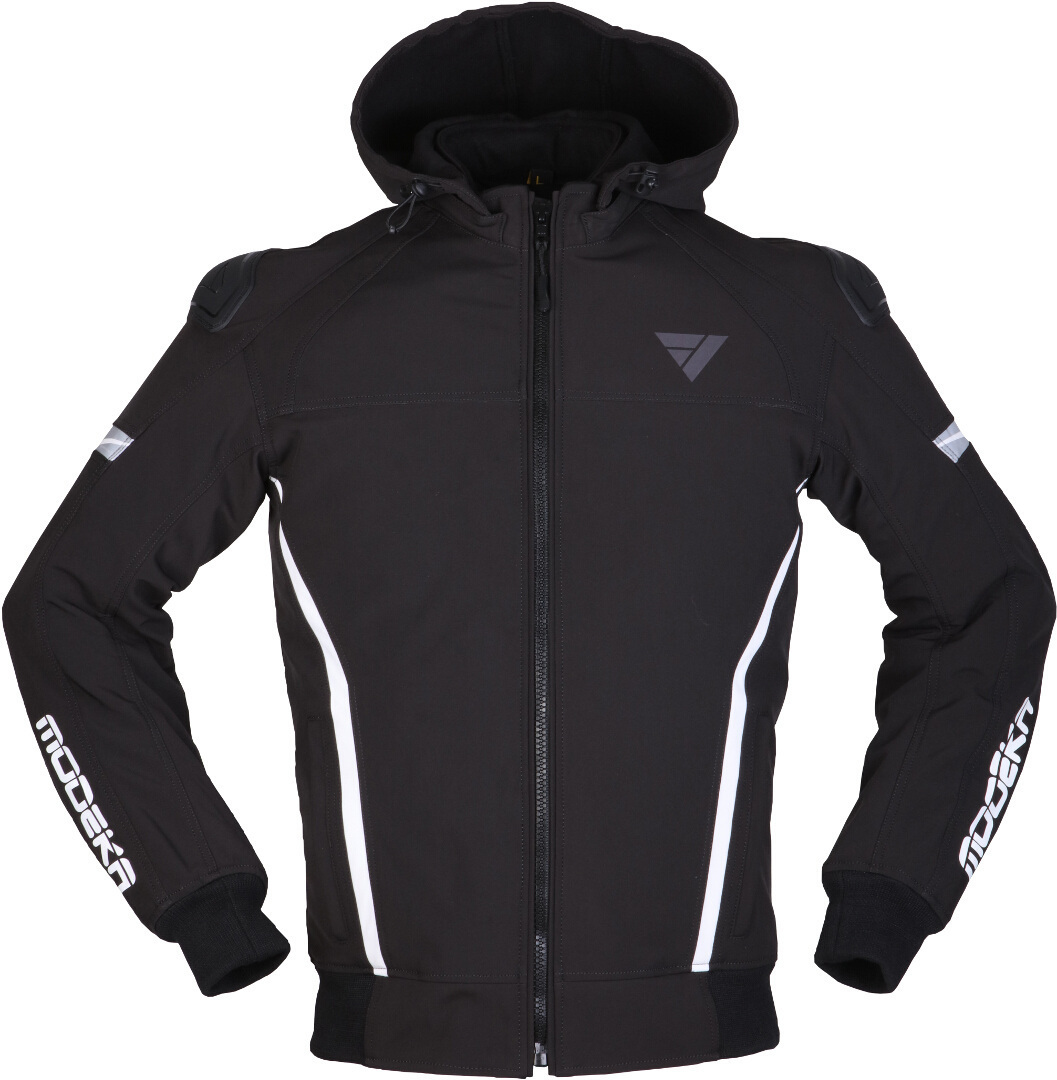Modeka Clarke Sport Motorjas zwart/wit L Figuur 1