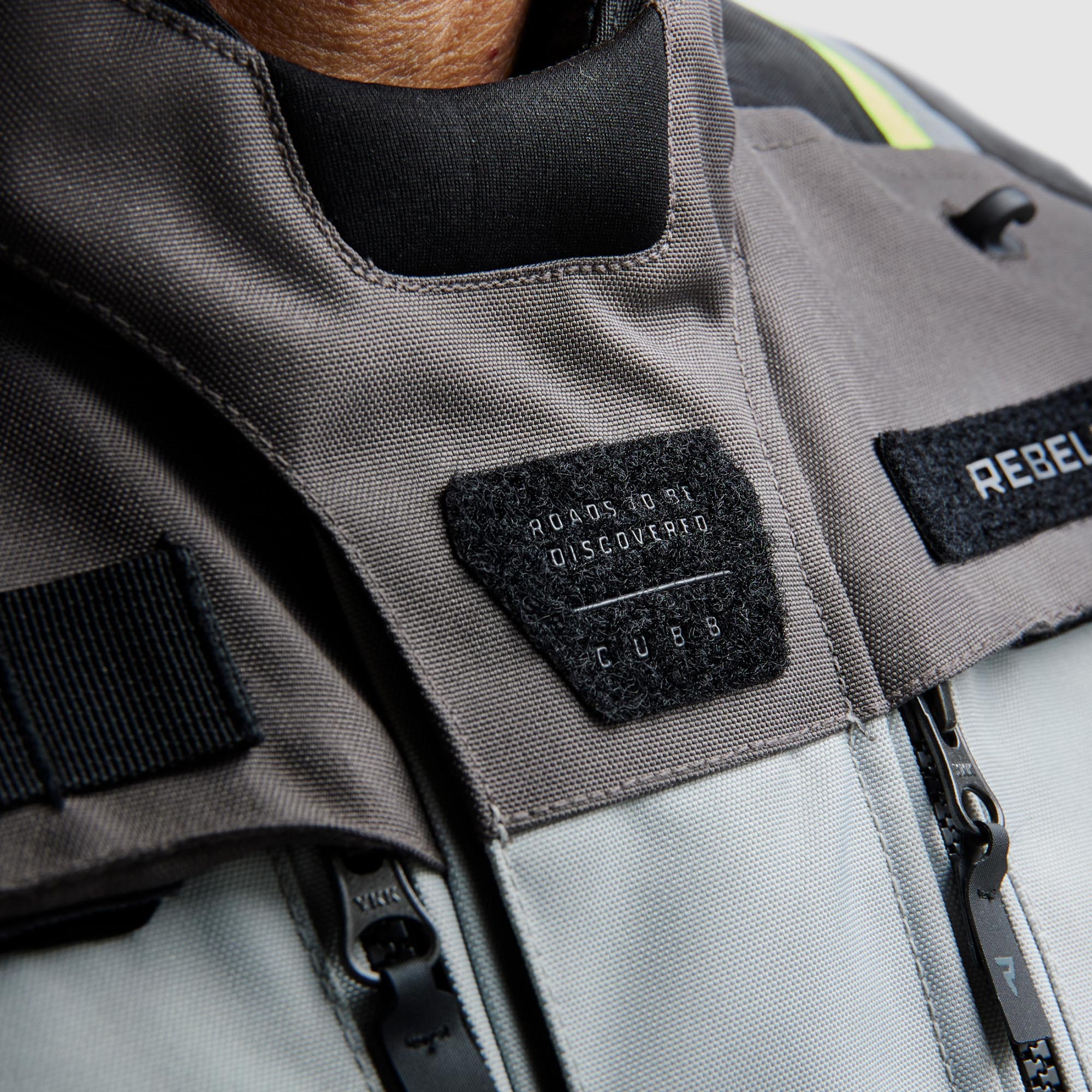 Side view of Rebelhorn Cubby 5 waterproof Motorcycle Textile Jacket