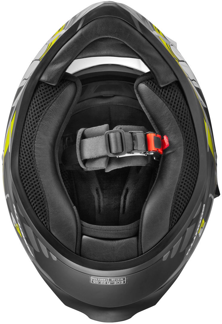 Bogotto V128 Naga Hjelm sort mat/neon L Figur 4