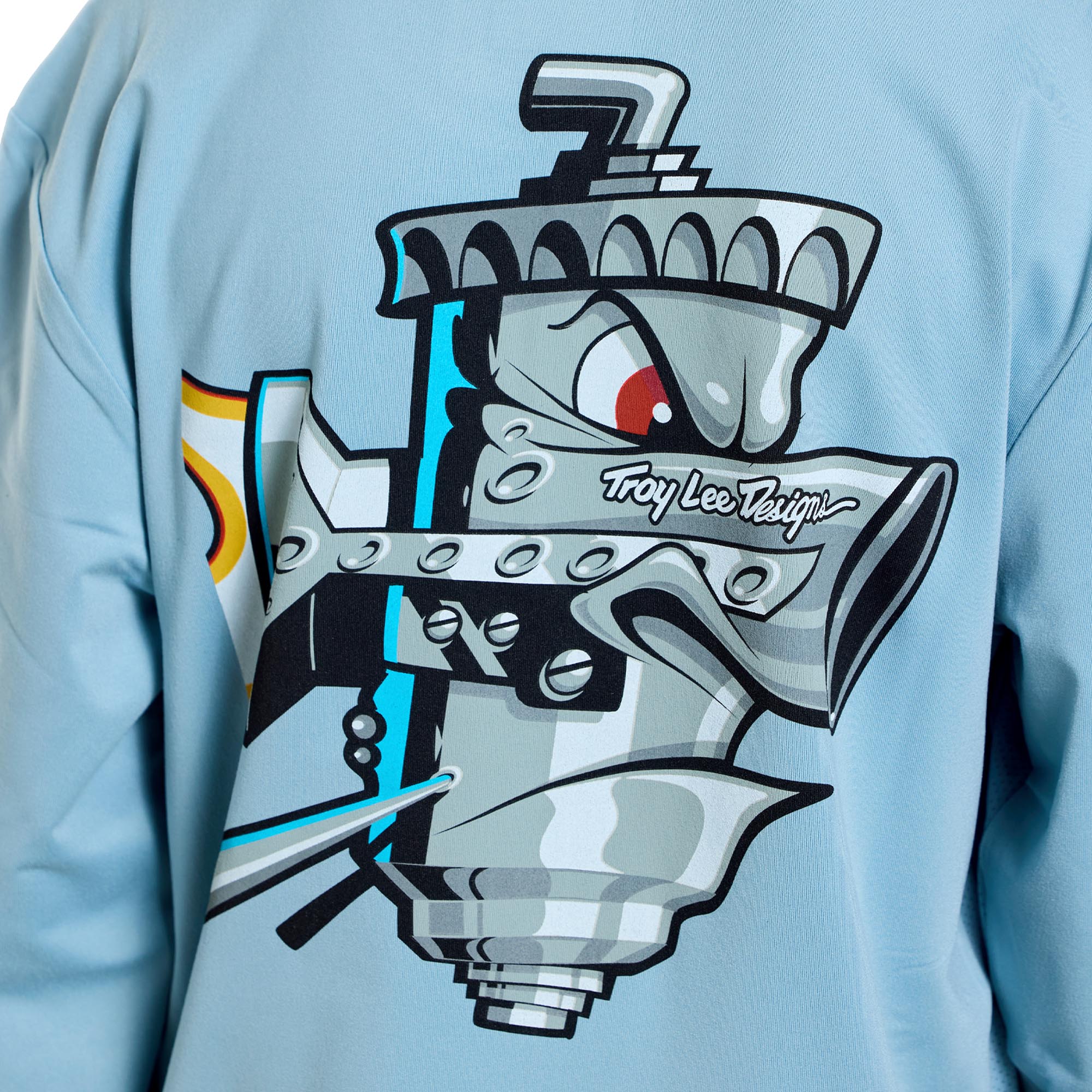 Side view of Troy Lee Designs Ruckus Ride Carbs Youth Bicycle Jersey