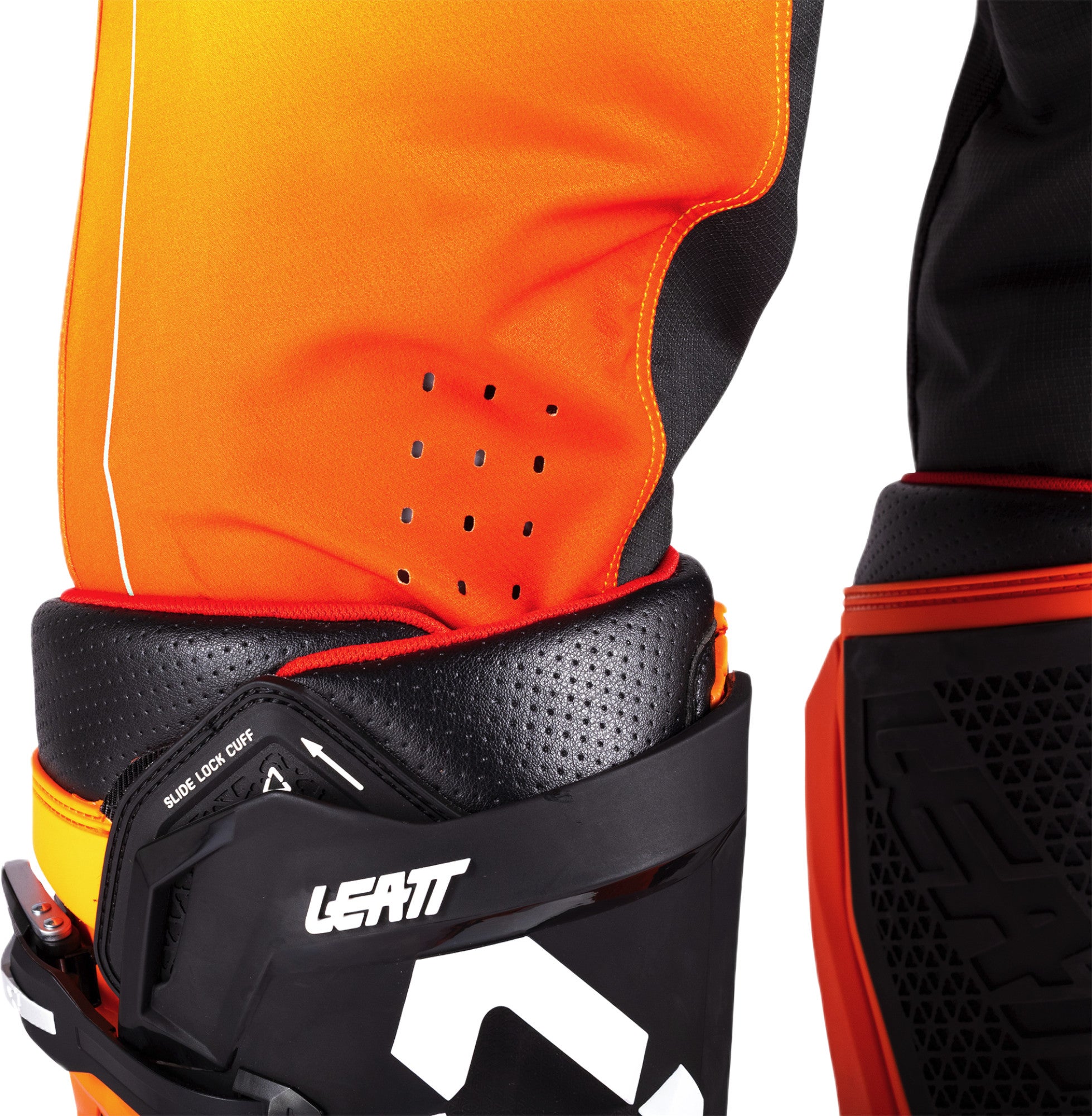 Leatt Moto 5.5 I.K.S V26 Motocross Hose orange/gelb L Abbildung 6