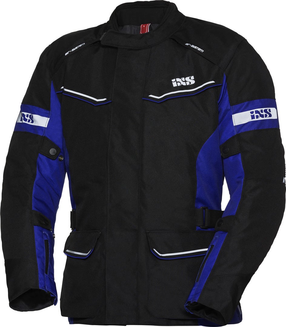 IXS Tour Evans-ST Damen Motorrad Textiljacke schwarz/blau Damen L Abbildung 1