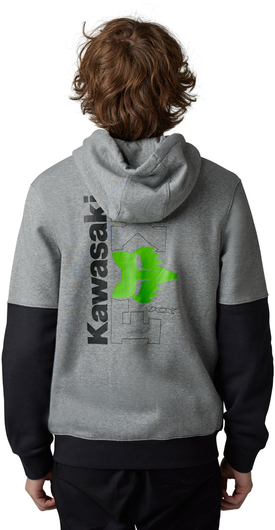 FOX X Kawi Zip Hoodie hellgrau XL Abbildung 5