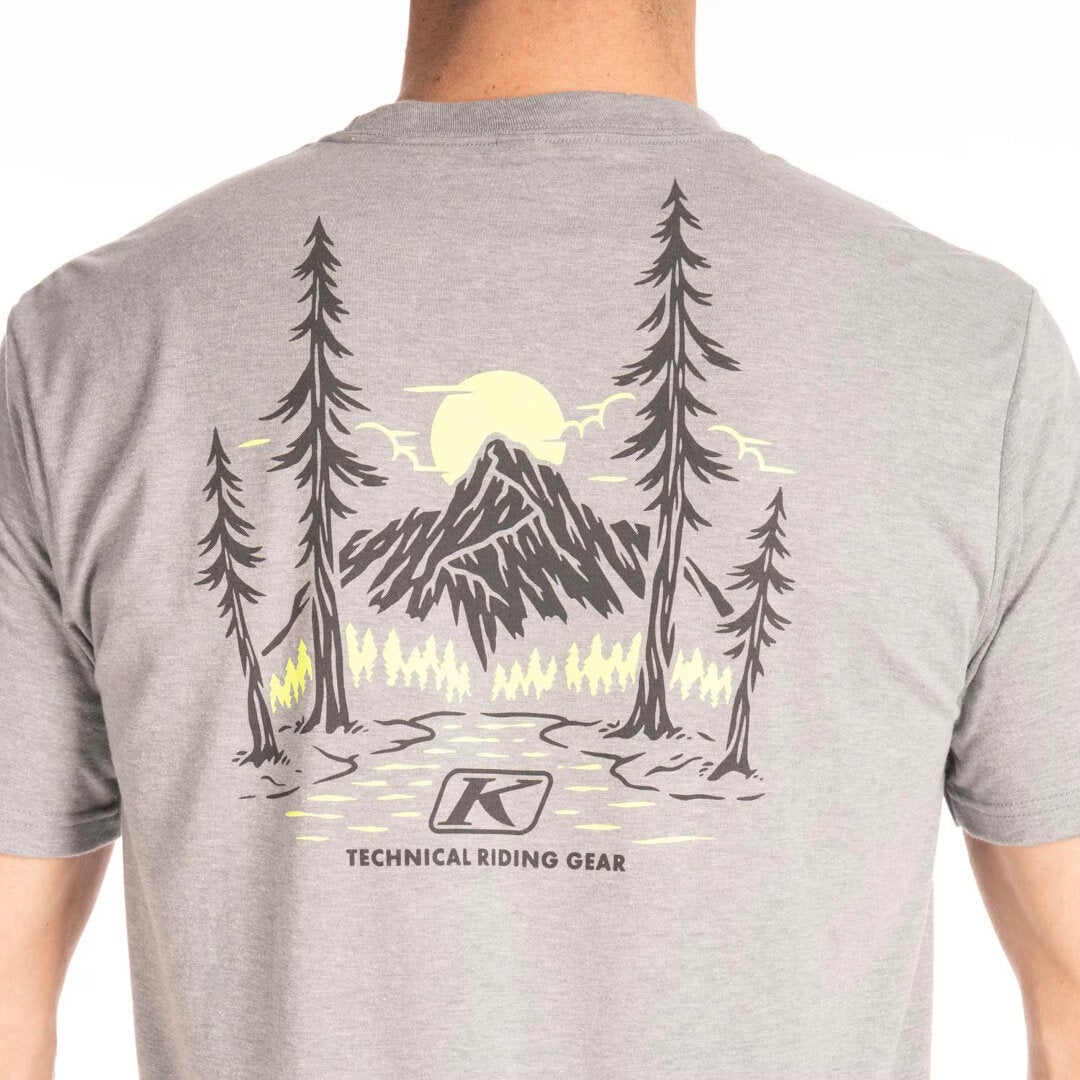 Klim Hawley Tri-Blend T-Shirt hellgrau/neon 3XL Abbildung 3