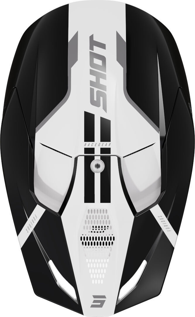 Shot Furious Bolt Motocross hjälm svart/vitt XS (53/54) Figur 3